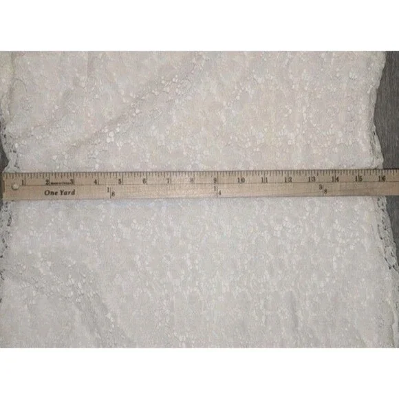 Lookbook Women’s Maxi Dress Size 12 Ivory 3/4 Sleeve Lace NEW with Tags - Picture 10 of 15